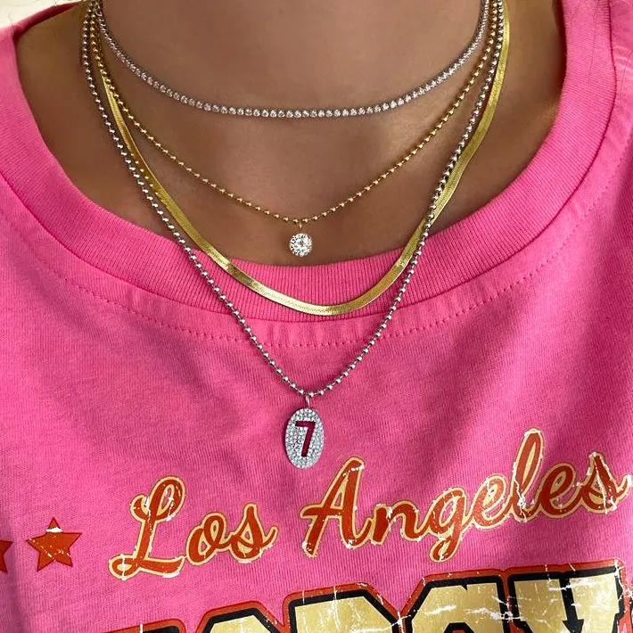 1 Carat Diamond Tennis Necklace