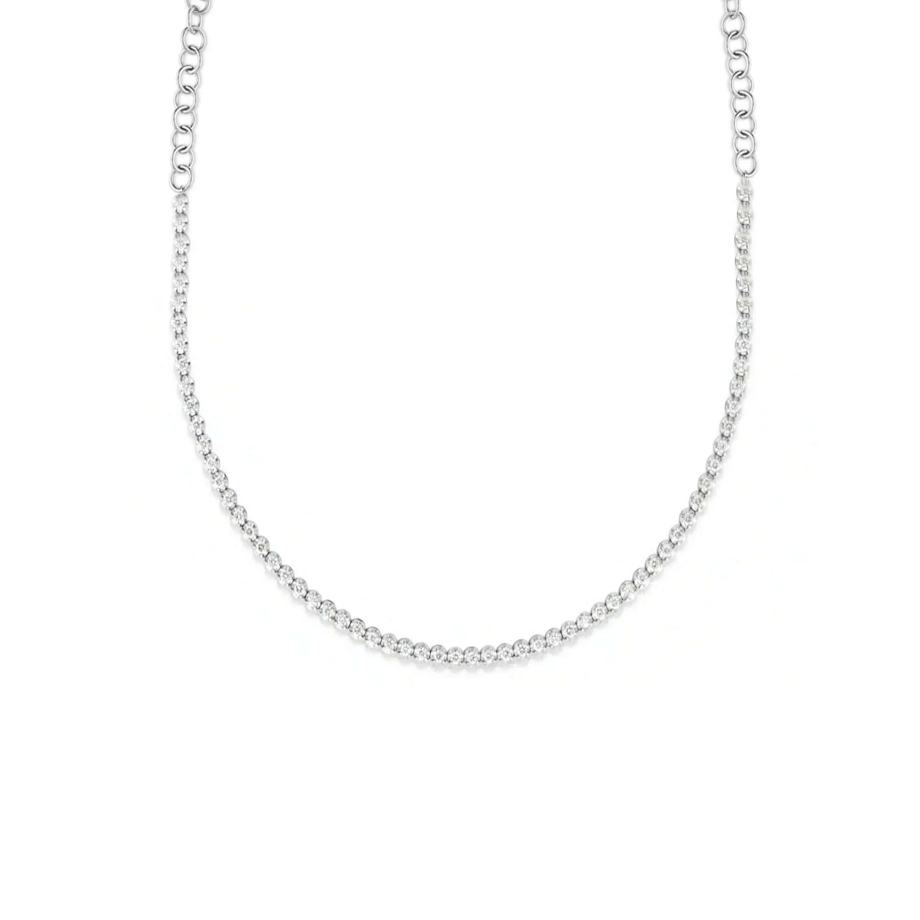1 Carat Diamond Tennis Necklace