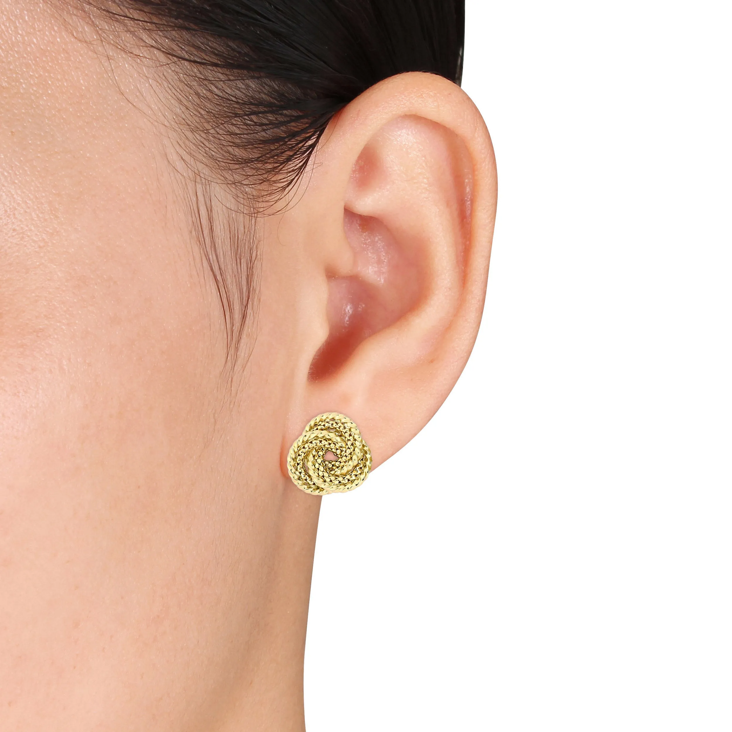 10K Gold Knot studs