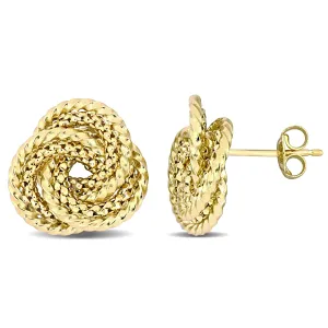 10K Gold Knot studs