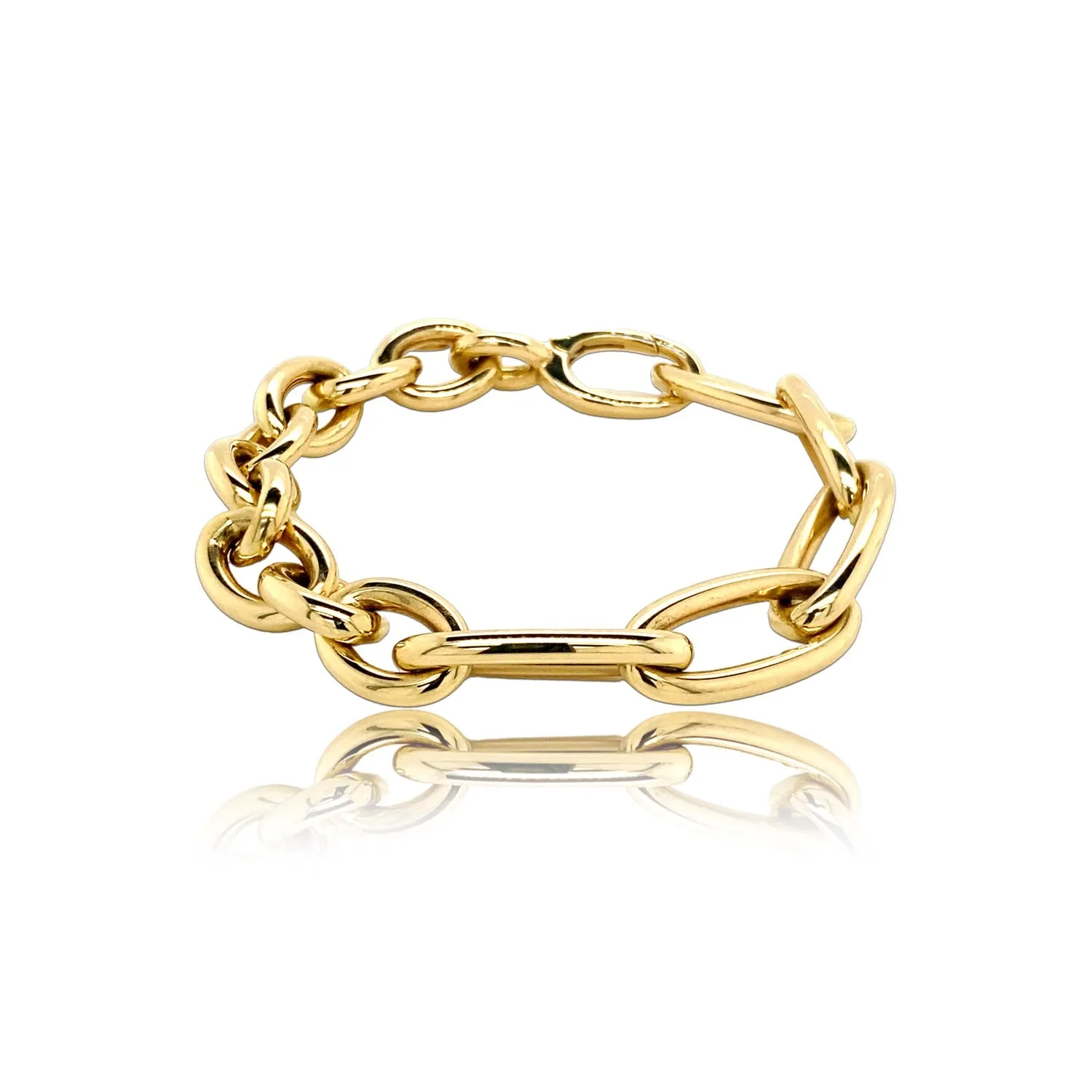 14K Gold Colette Link Bracelet