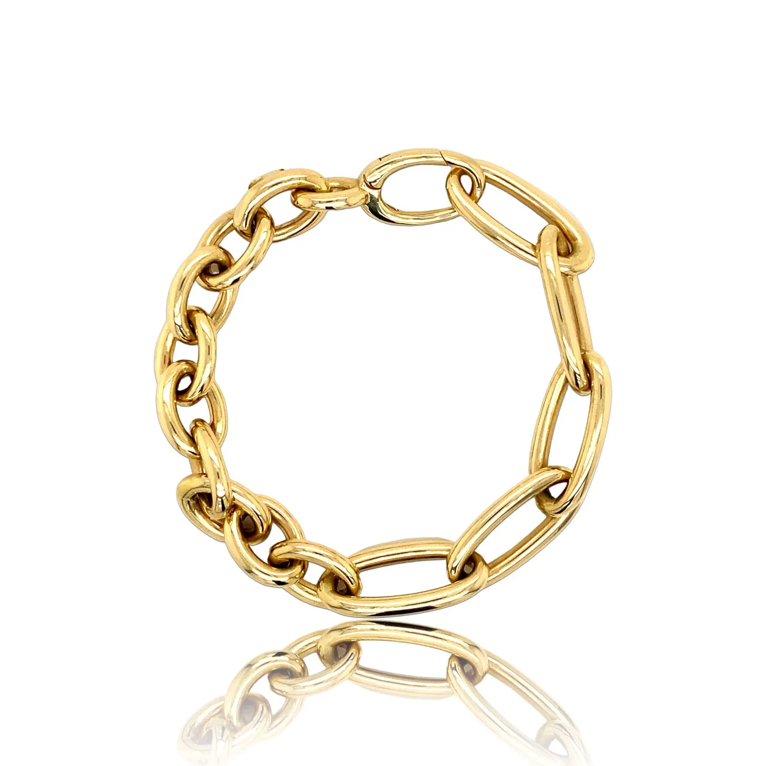 14K Gold Colette Link Bracelet