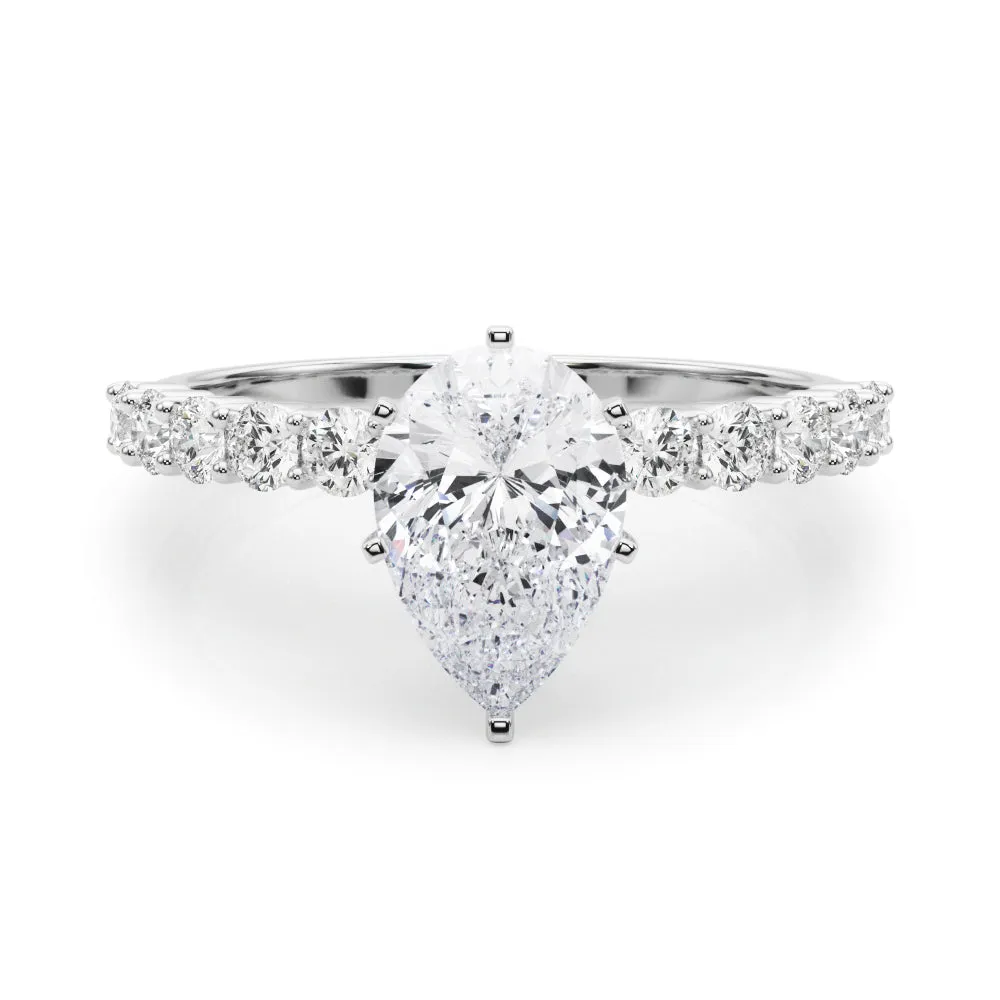 14K Prong Set Engagement Ring