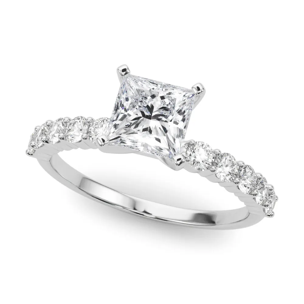 14K Prong Set Engagement Ring