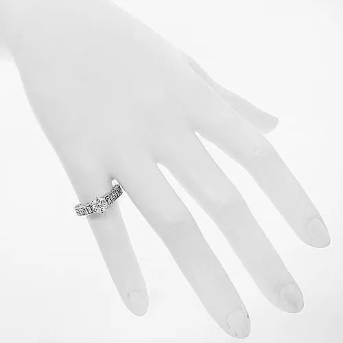 14K White Solid Gold Diamond Engagement Ring 2.04 Ctw