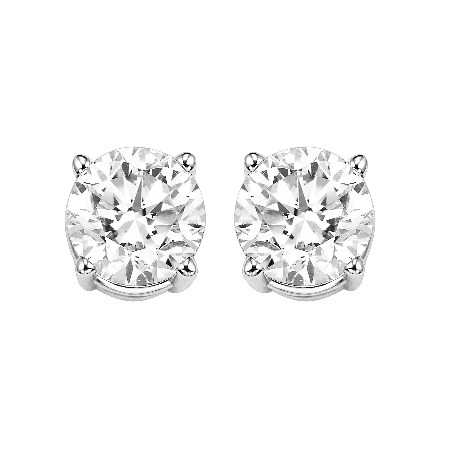 14KTW Diamond Round Basics Stud 1/4Ct