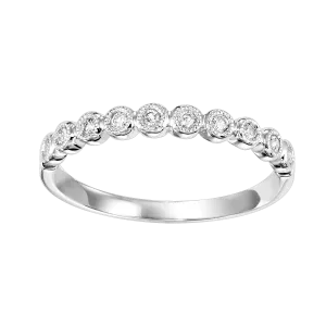 14KTW Mixables Bezel Fashion Ring 1/8Ct