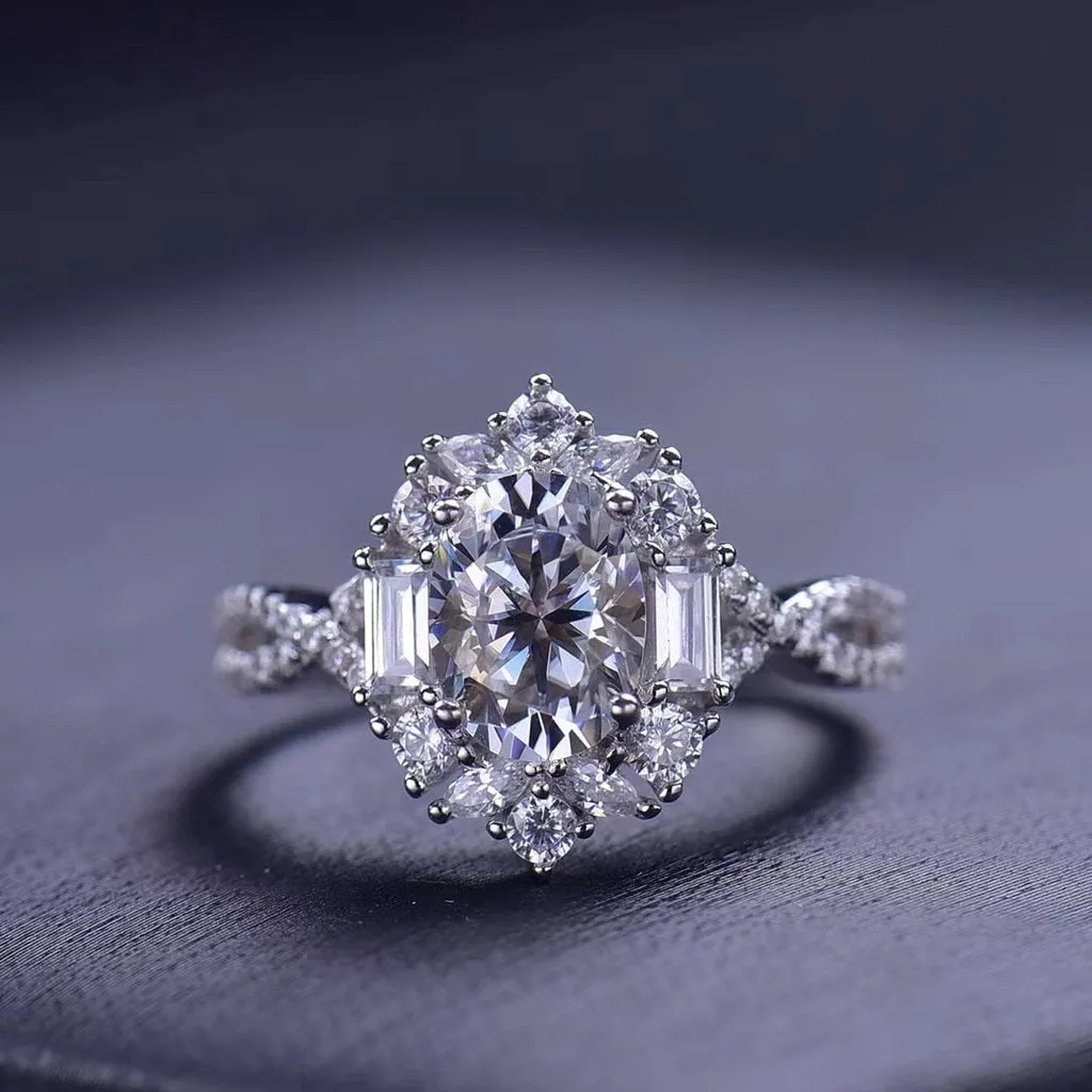 1.5 Carat Ring | Engagement Ring | Womens Wedding Ring | Moissanite Ring | Moissanite Engagement Rings | Moissanite Rings | Promise Ring
