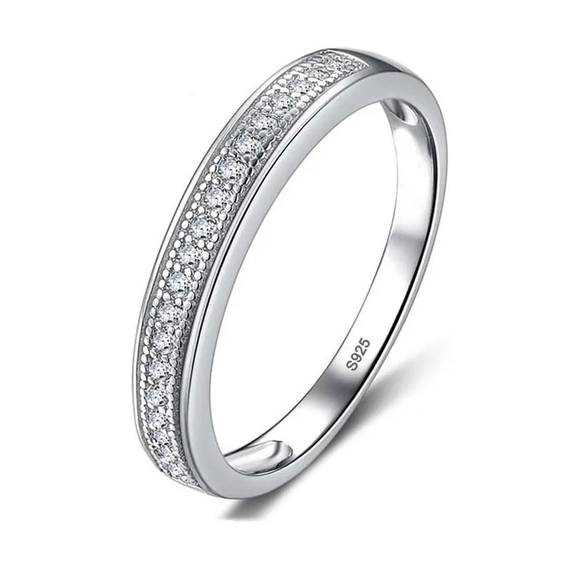 1.5ct Diamond Ring 18K White Gold Wedding Bride Women Jewelry