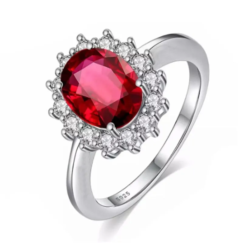 1.5ct Diamond Ring 18K White Gold Wedding Bride Women Jewelry