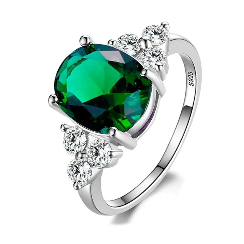 1.5ct Diamond Ring 18K White Gold Wedding Bride Women Jewelry