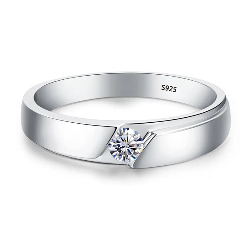 1.5ct Diamond Ring 18K White Gold Wedding Bride Women Jewelry