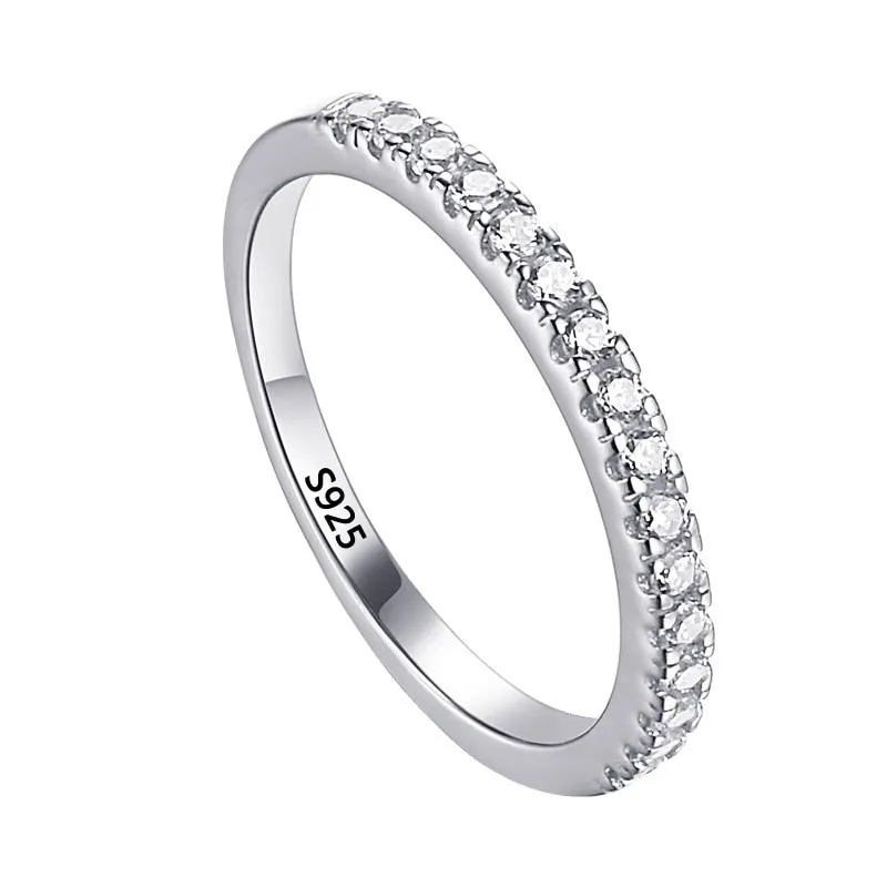 1.5ct Diamond Ring 18K White Gold Wedding Bride Women Jewelry