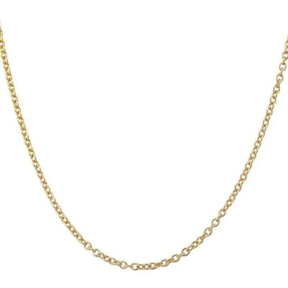 1.5mm 14k Yellow Gold Chain