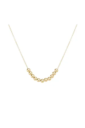 16" Necklace Gold - Classic Beaded Bliss 2.5mm Gold