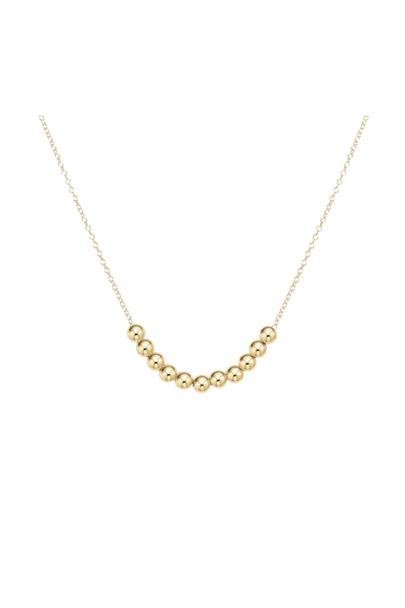 16" Necklace Gold - Classic Beaded Bliss 2.5mm Gold