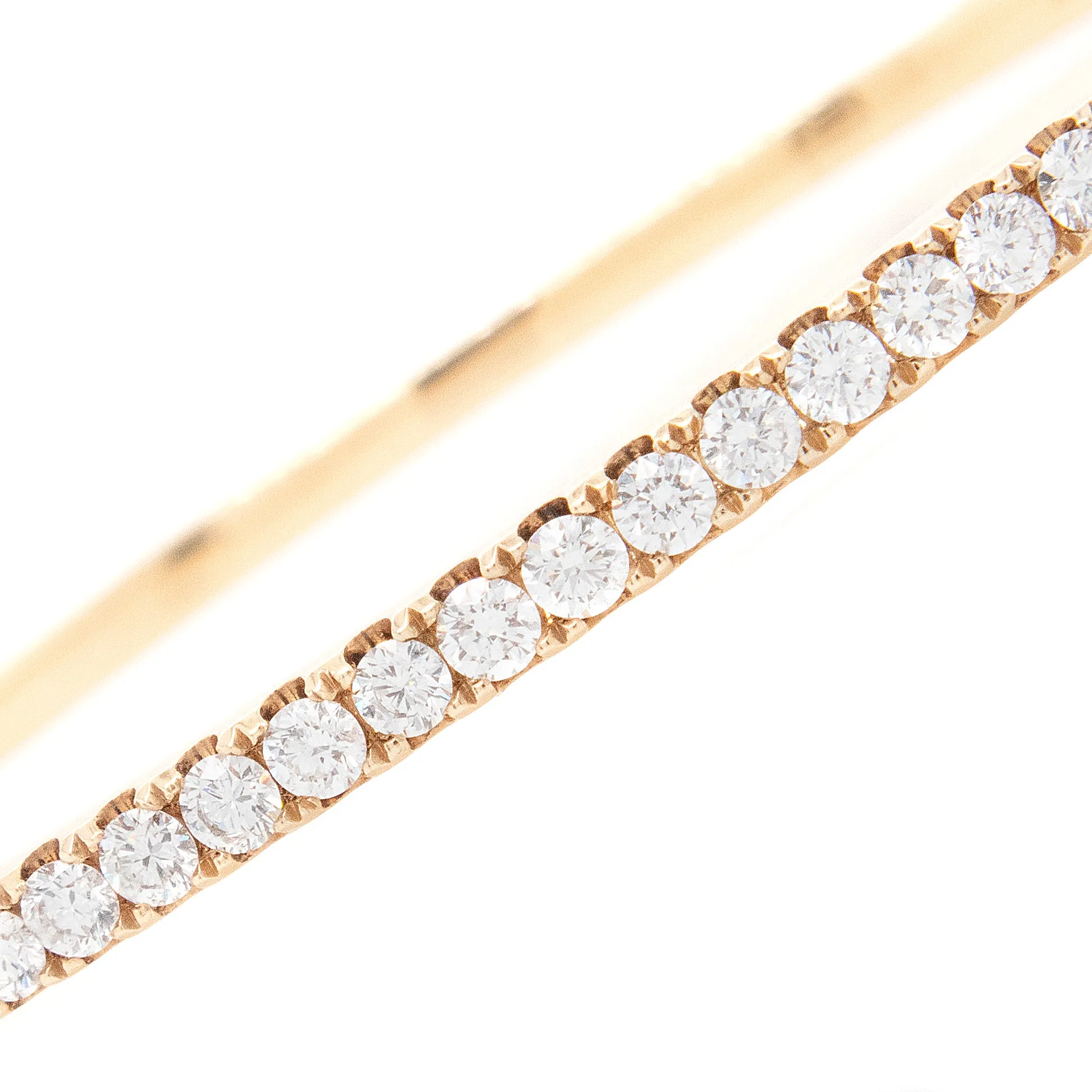 18k Yellow Gold 1.81ct Diamond Bangle