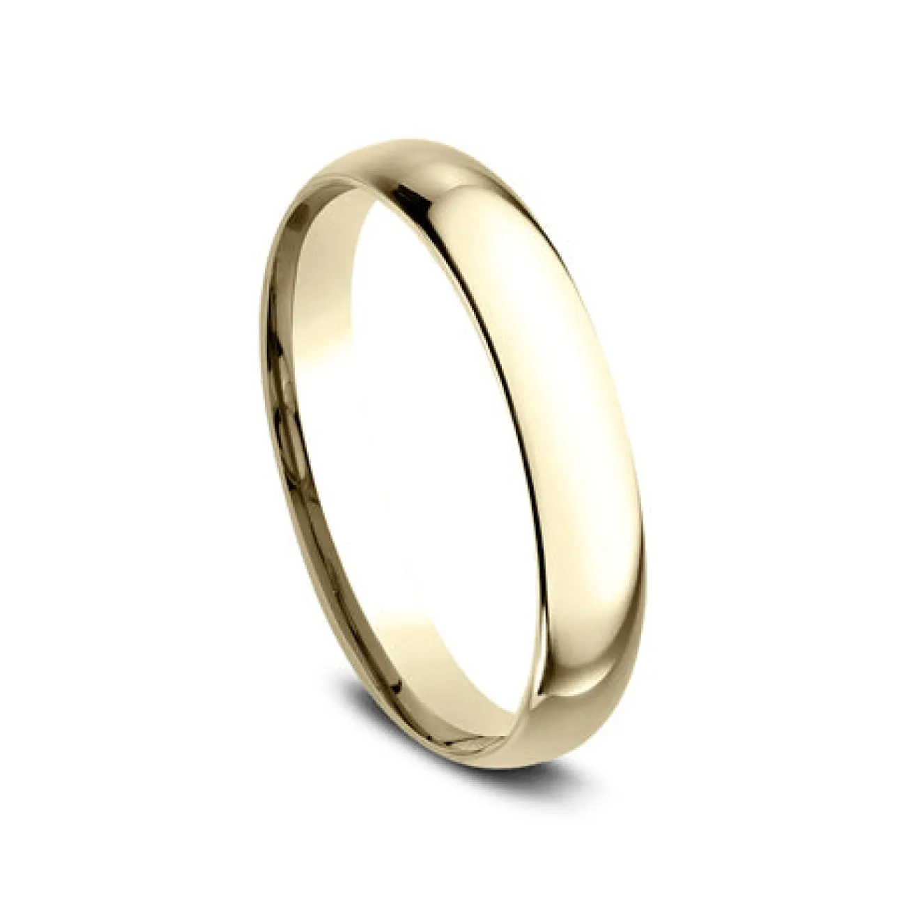 18K Yellow Gold Regular Dome Comfort Fit 3.0 Wedding Band Ring