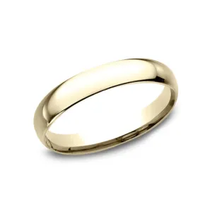18K Yellow Gold Regular Dome Comfort Fit 3.0 Wedding Band Ring