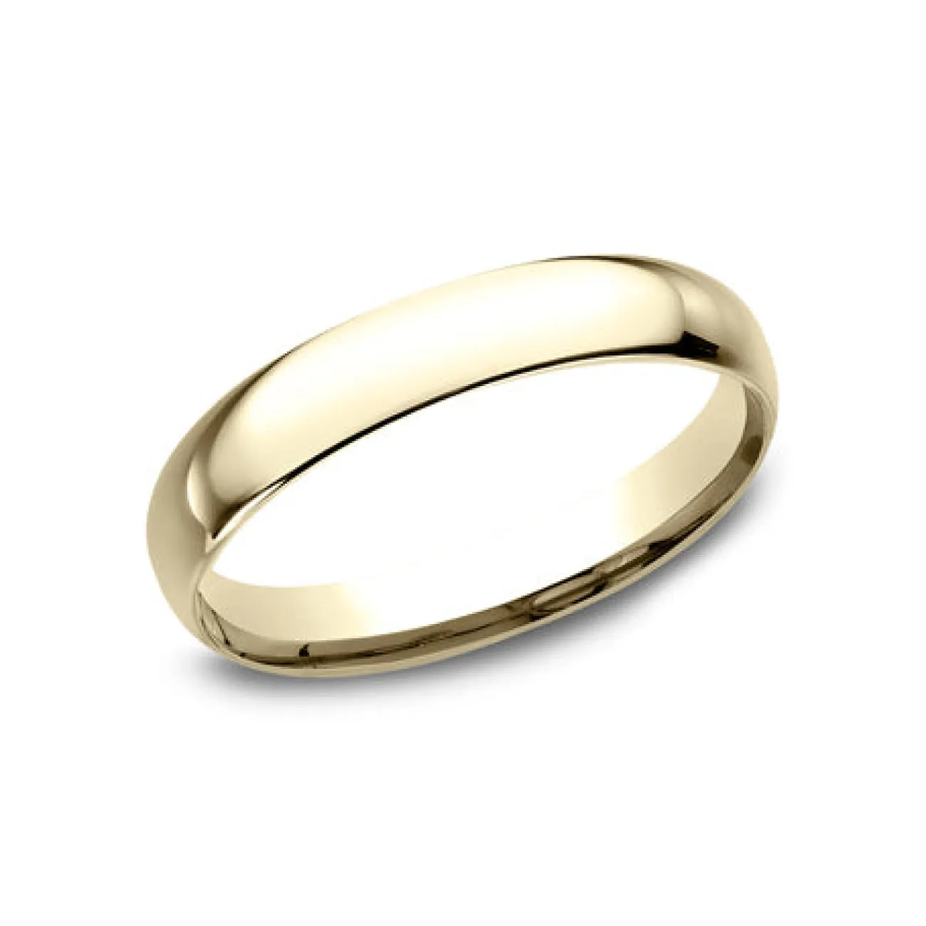 18K Yellow Gold Regular Dome Comfort Fit 3.0 Wedding Band Ring