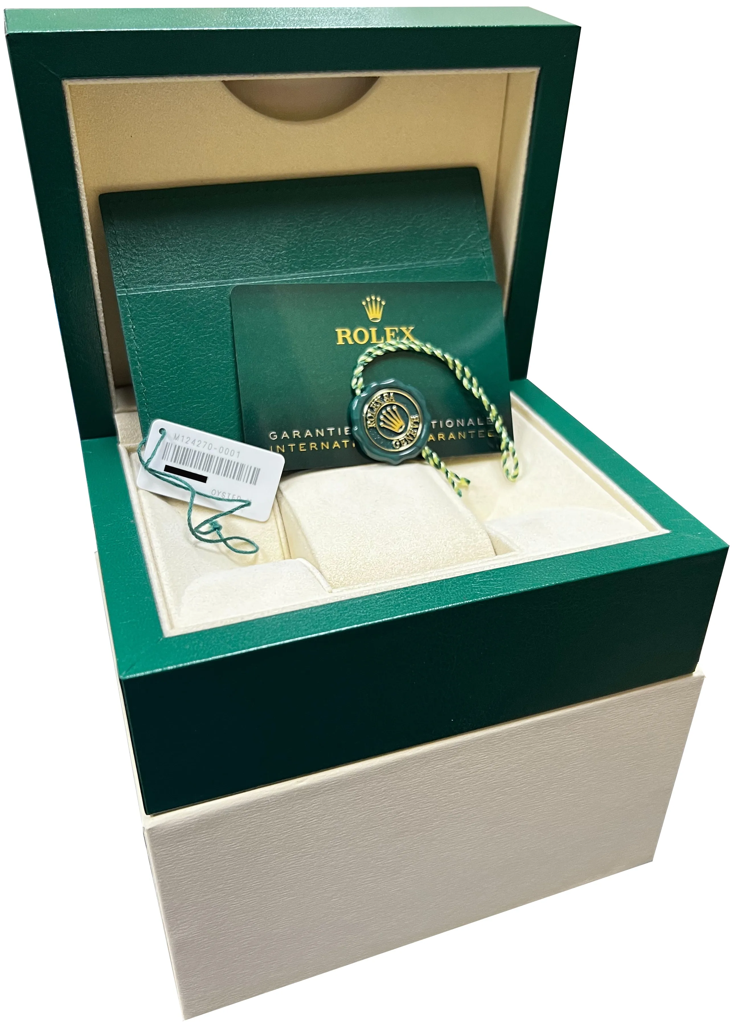 2022 Rolex Explorer I Black 36mm Stainless Steel Oyster Watch 124270 BOX PAPERS
