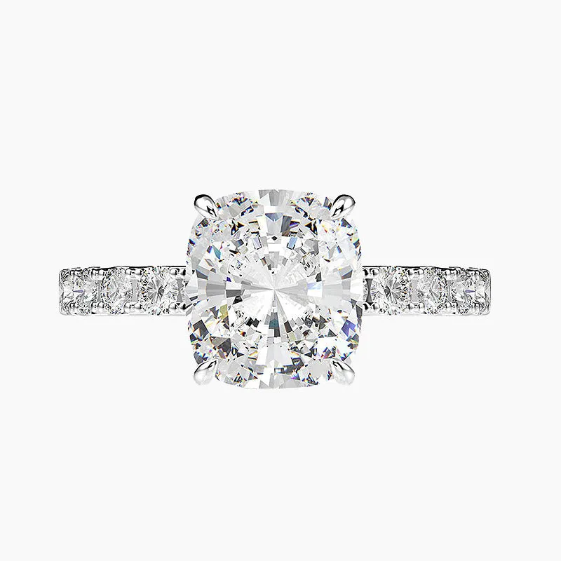 2CT Round Engagement CZ Ring
