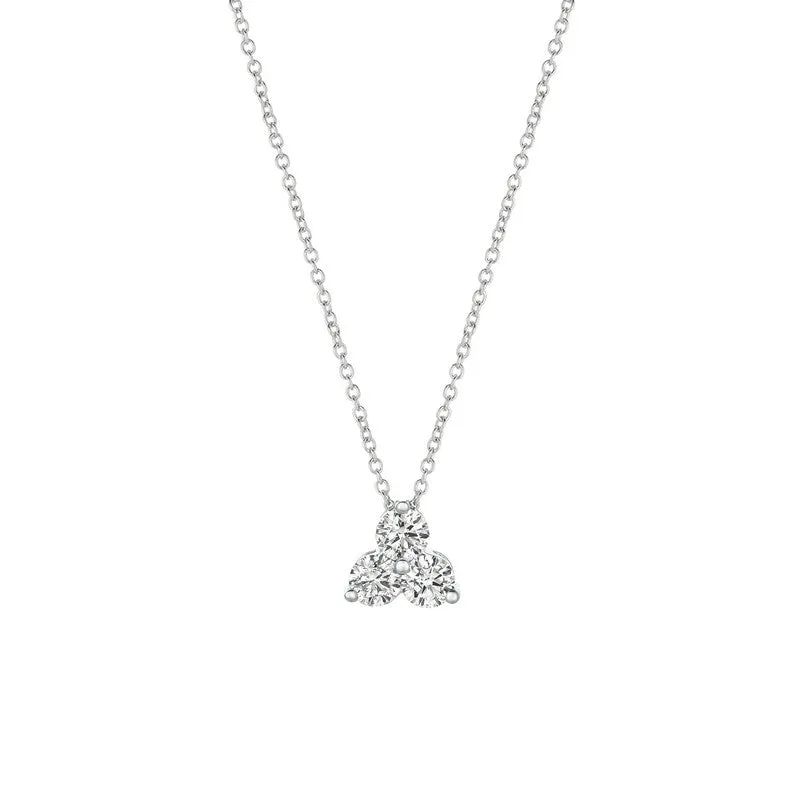 3 DIAMOND NECKLACE 14K GOLD (0.25 CTW)