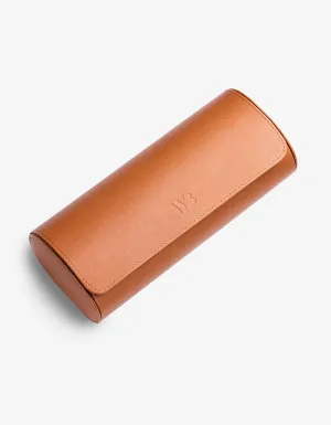 3 Slot Watch Roll - Brown