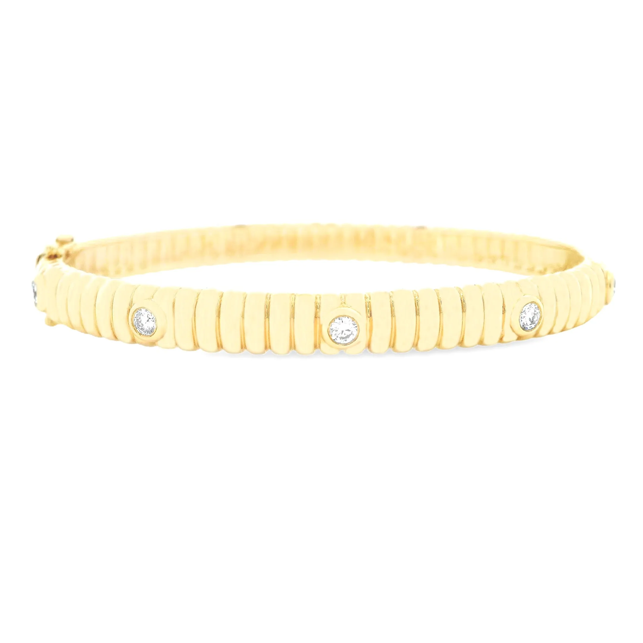 .33ct 14k Gold Diamond Bangle