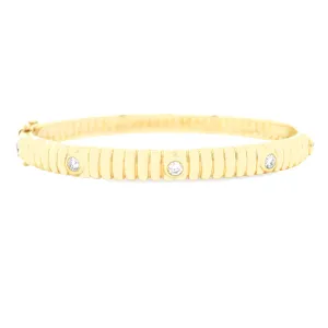 .33ct 14k Gold Diamond Bangle