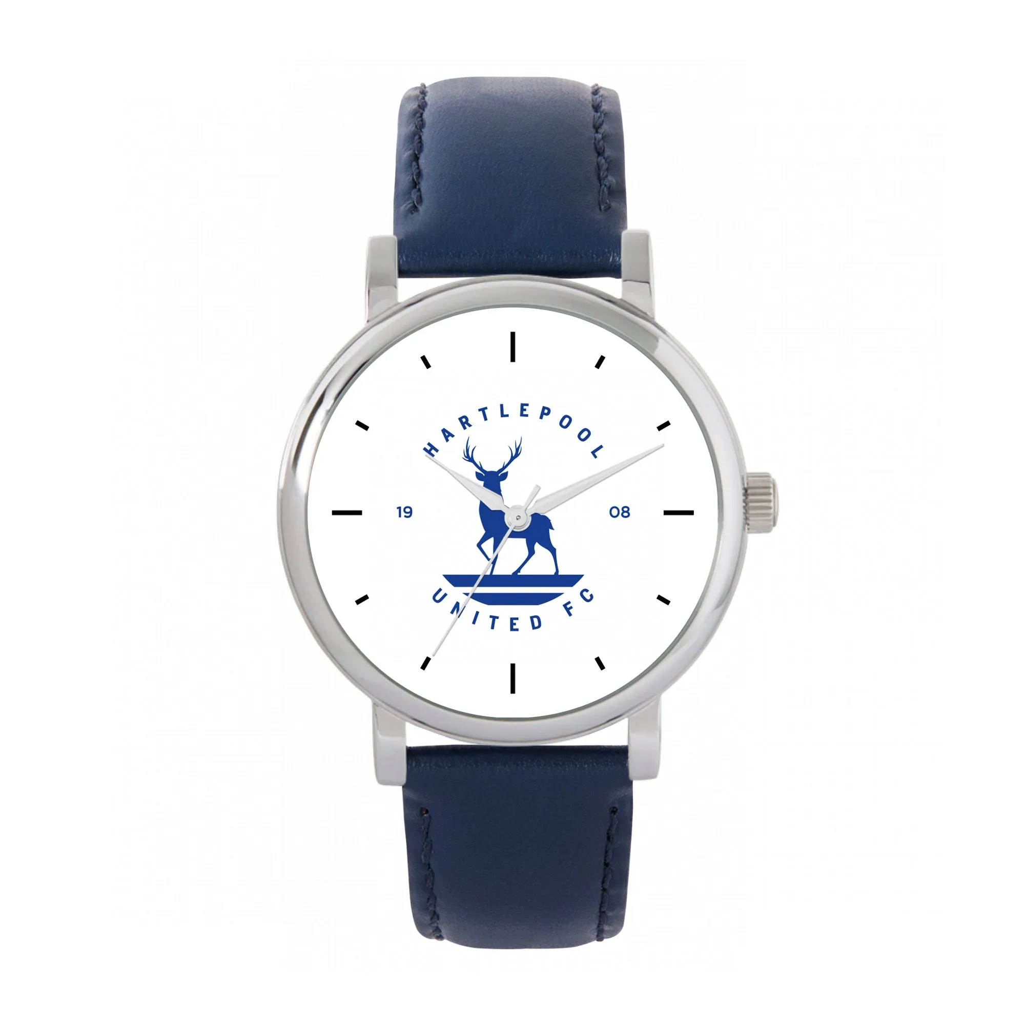 38mm Silver/Blue Watch