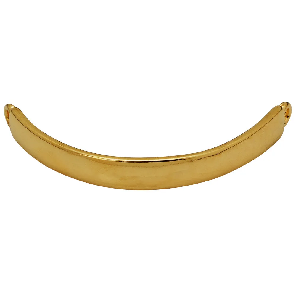 7*54mm Jewelry Bangle Connector,Gold Plated Bracelet Link,curve Suitable for wrist,Easy use,20pcs/lot