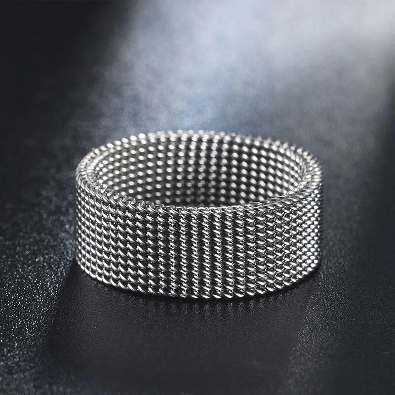 8mm Yellow gold Ring for Women Wedding Gift Jewelry