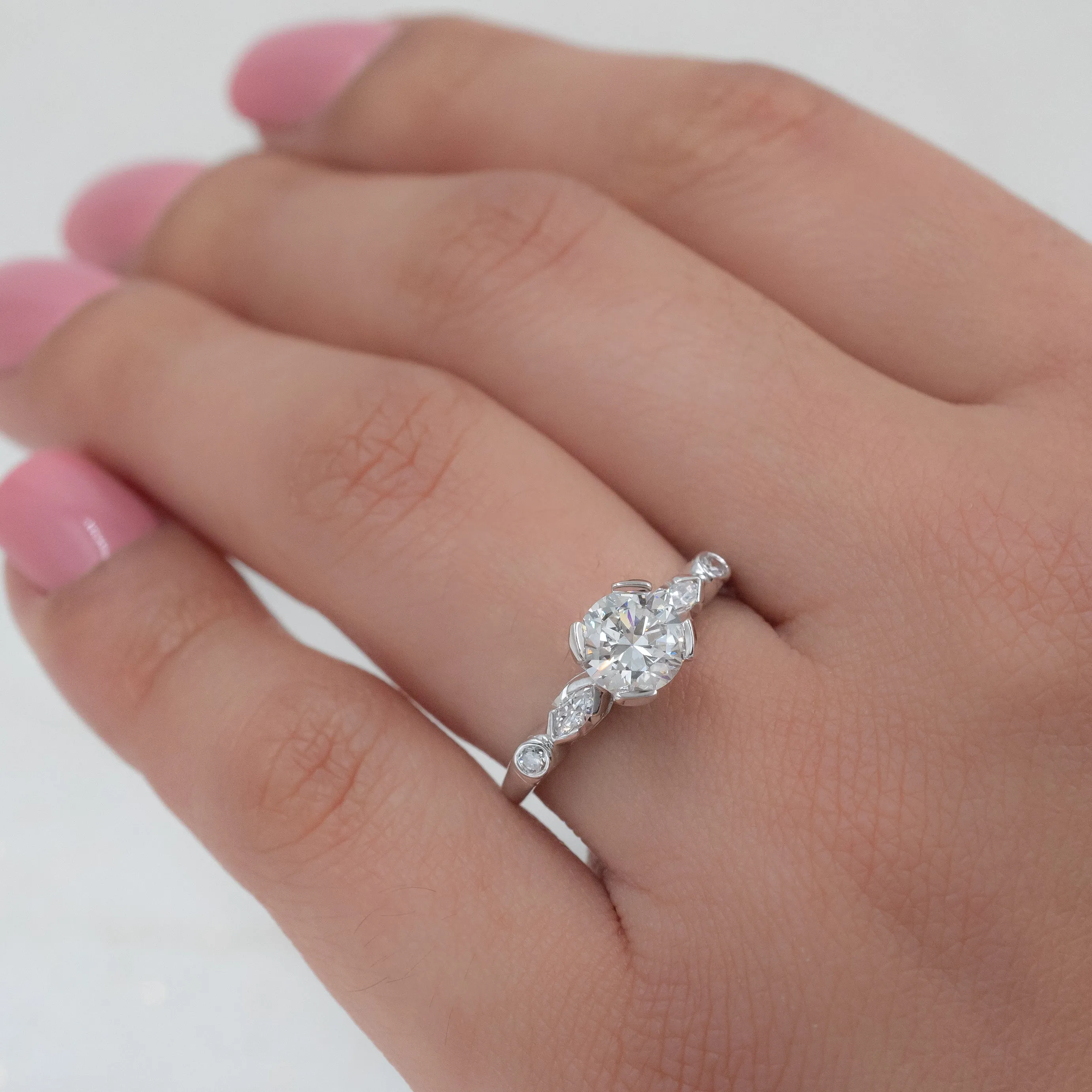 .91 Carat Transitional-Cut Diamond Ring C. 1930s