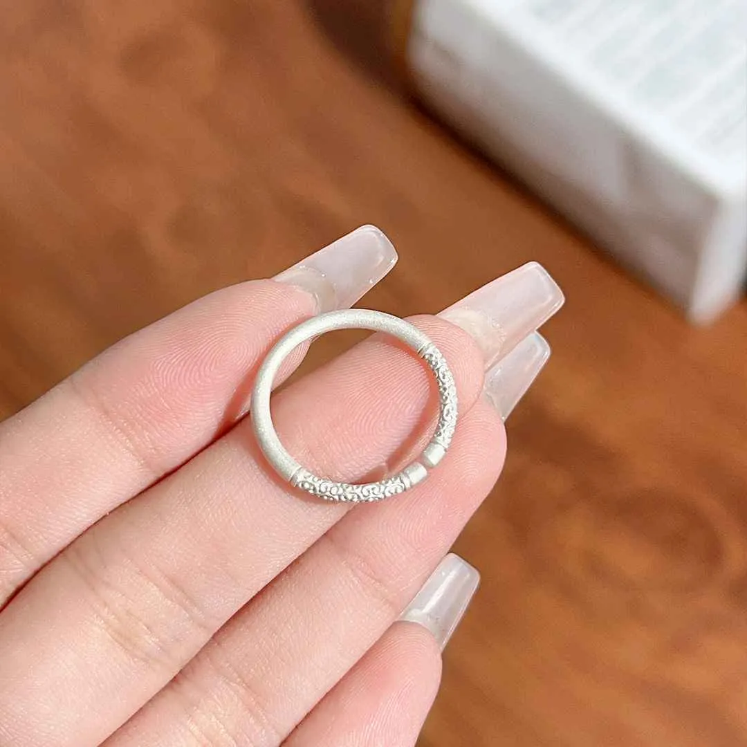 999 Sterling Silver Black Myth Wukong Matching Couple Rings, Polished/Matte/Antique Finishes, Monkey King Ring, Eternal Love Ring