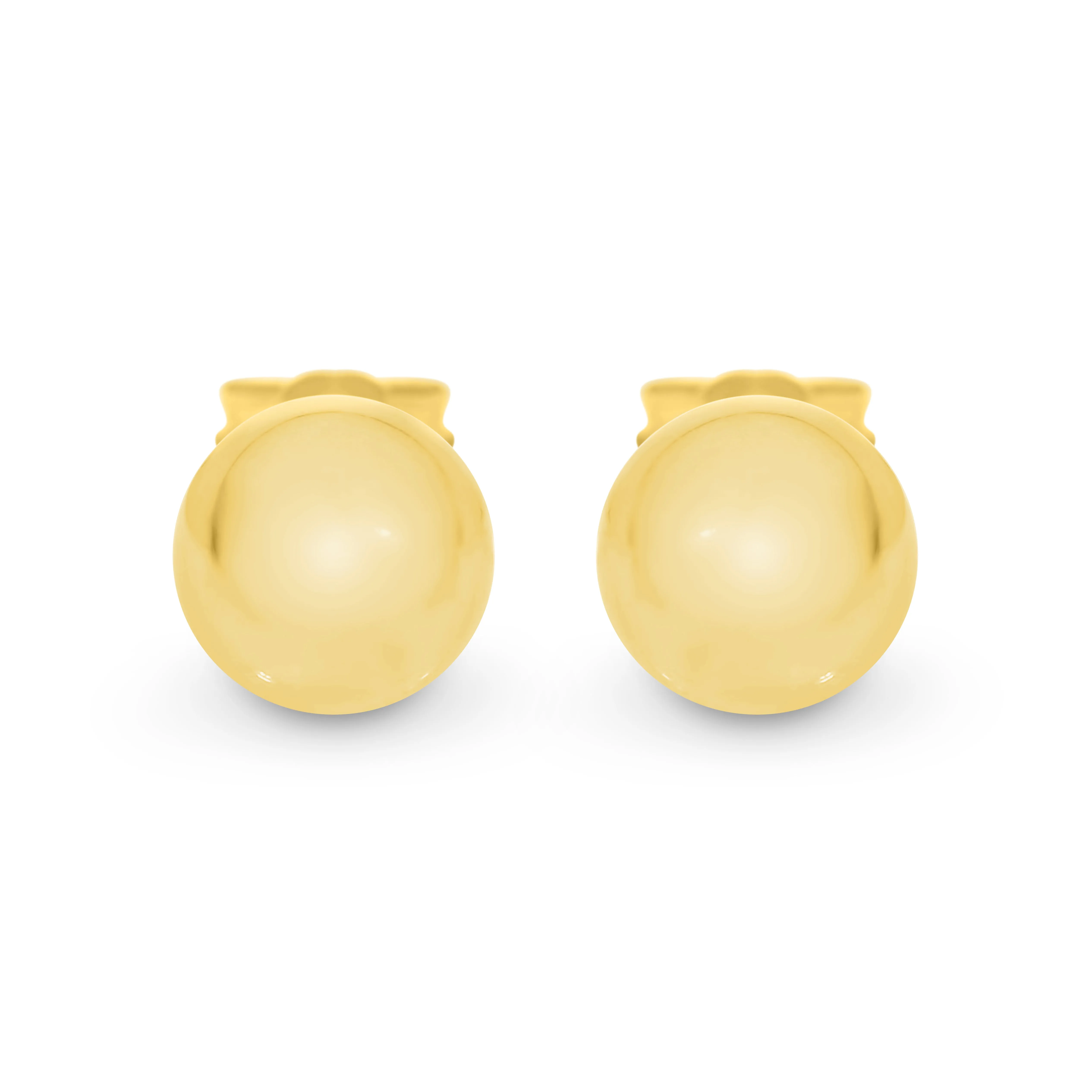 9ct Yellow Gold 6mm Ball Stud Earrings GEAR005