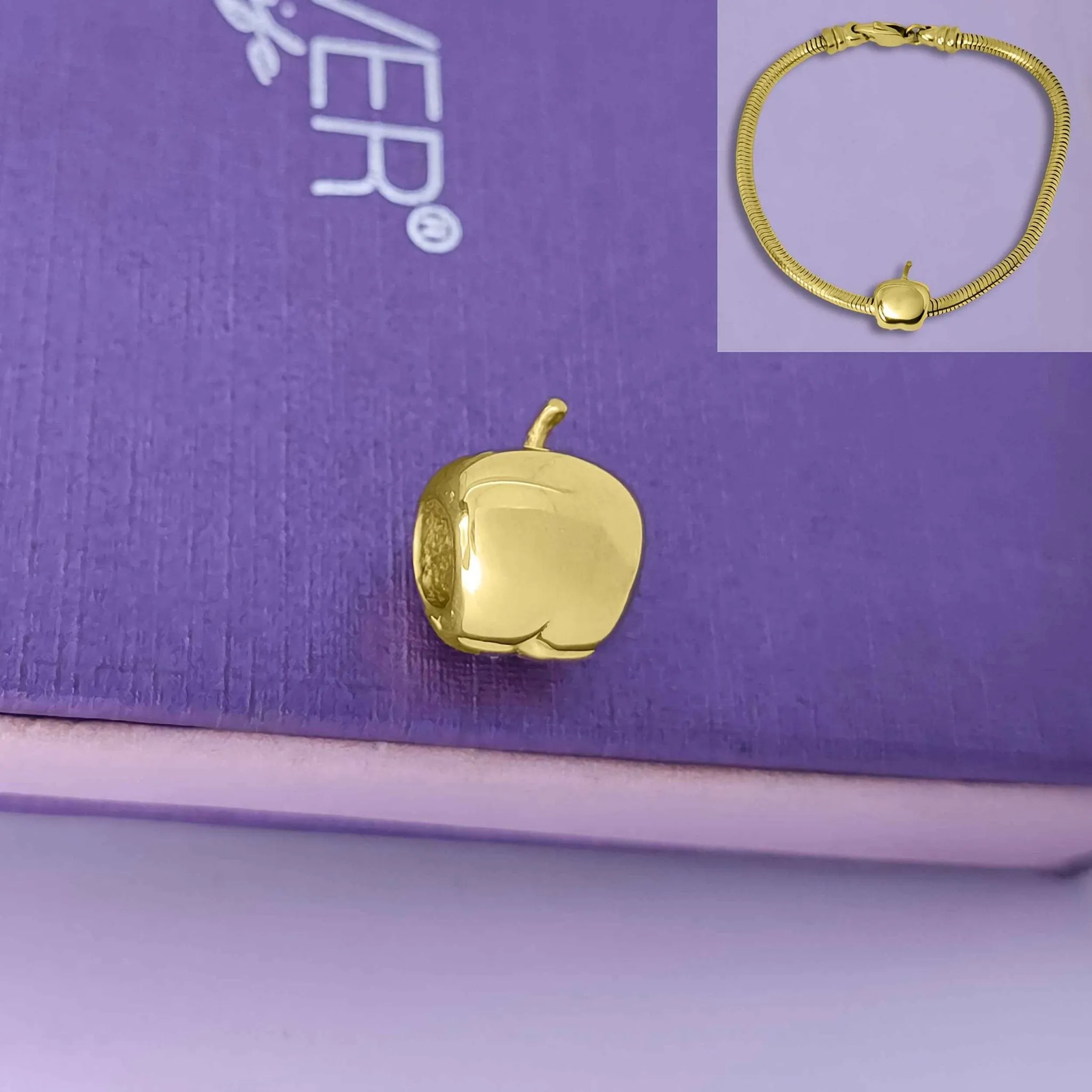Apple Charm for Moments Bracelet