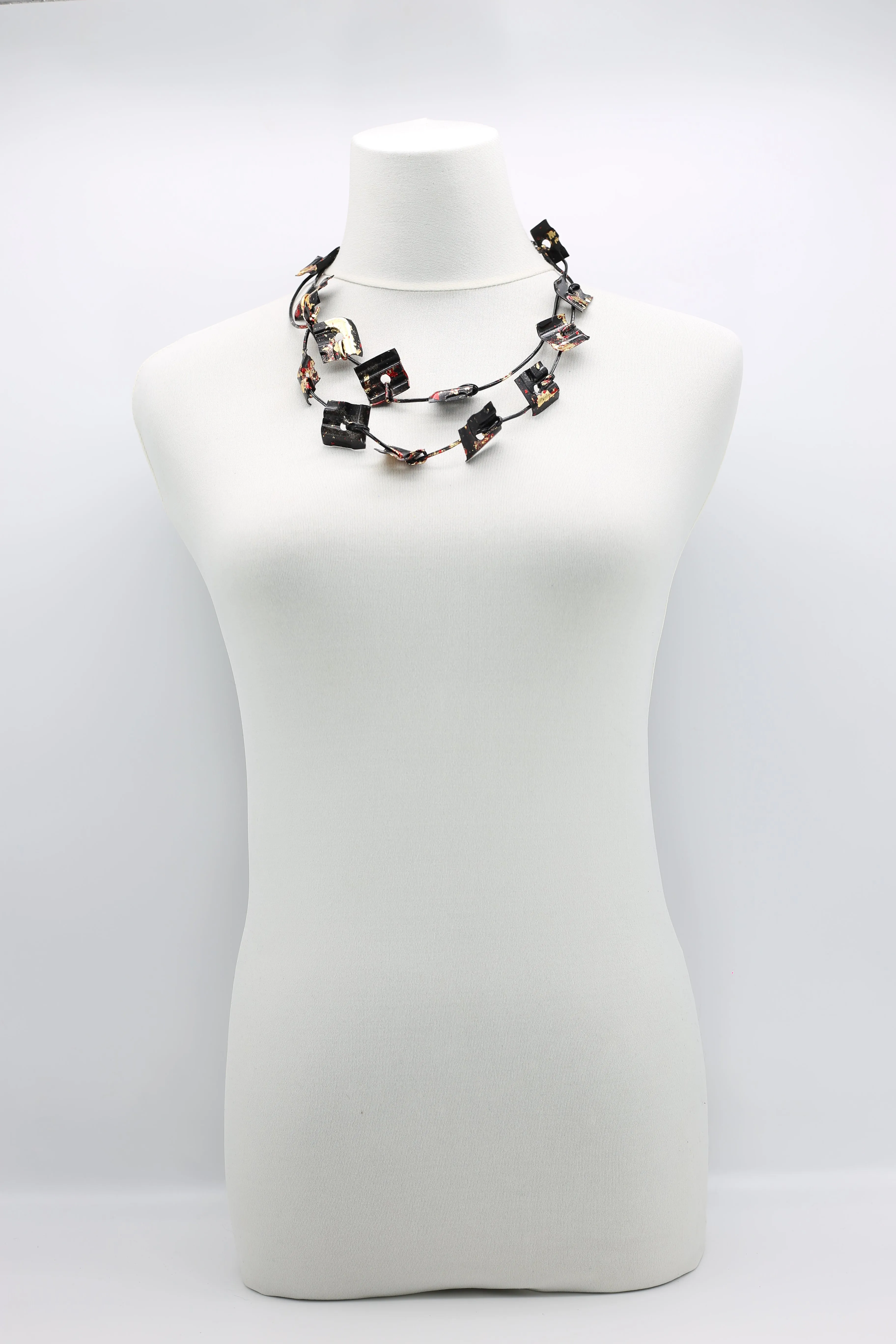 Aqua Plain Necklaces - Hand-gilded - Small