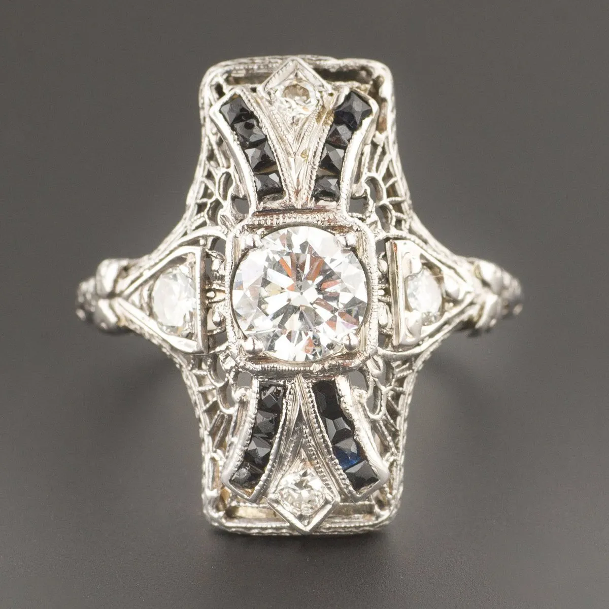 Art Deco Diamond Ring | Vintage Engagement Ring