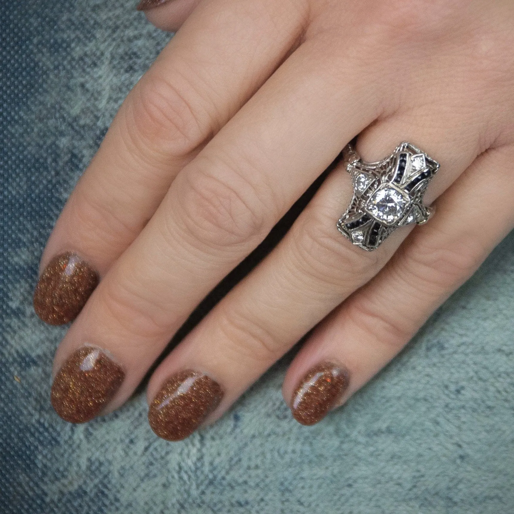Art Deco Diamond Ring | Vintage Engagement Ring