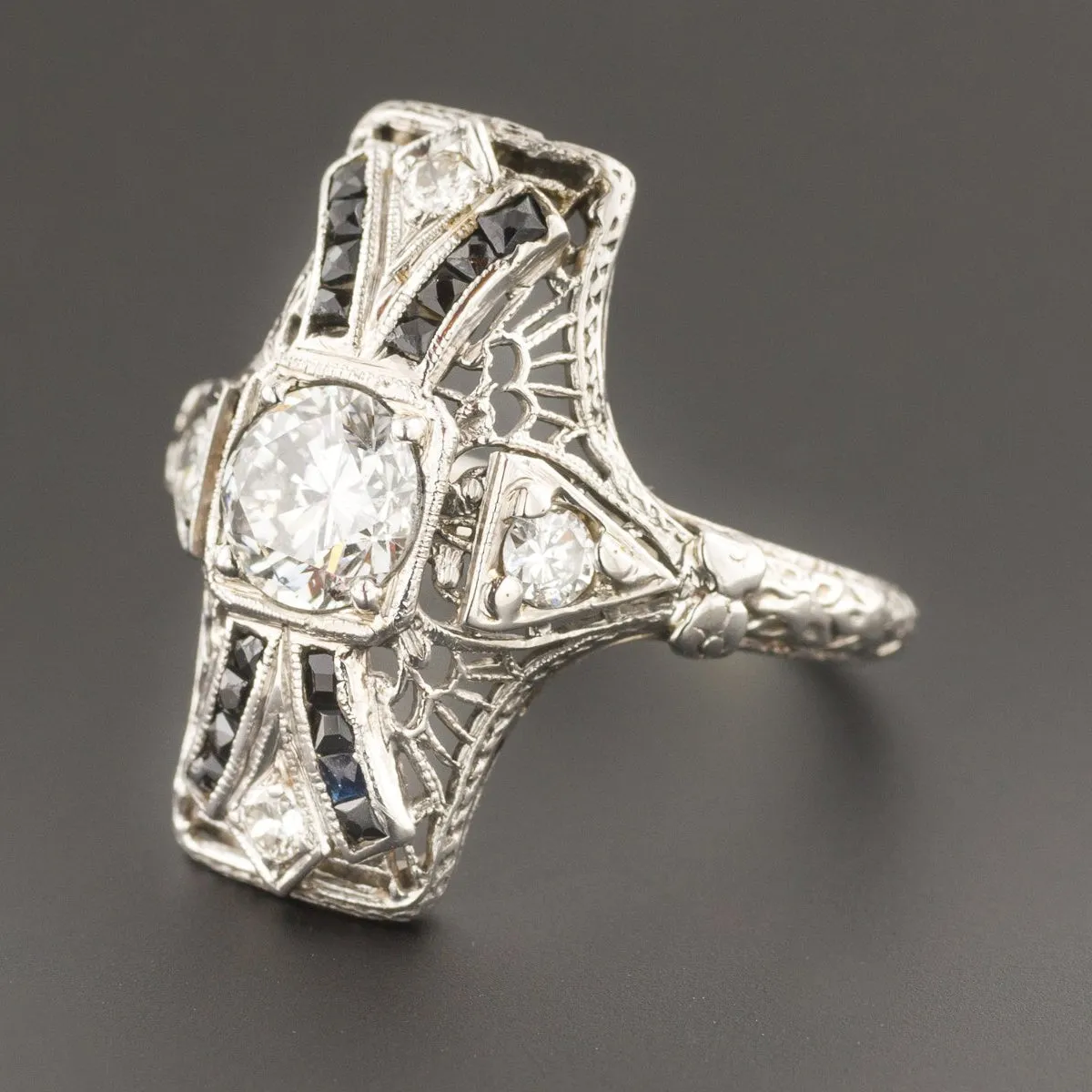 Art Deco Diamond Ring | Vintage Engagement Ring