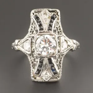 Art Deco Diamond Ring | Vintage Engagement Ring