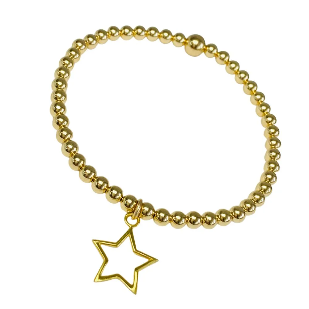 ASTRAL | Gold Open Star Bracelet