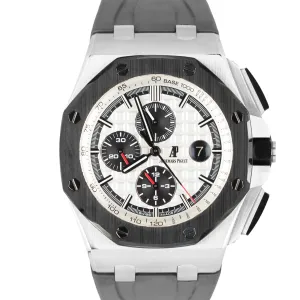 Audemars Piguet Royal Oak Offshore Silver Tapisserie Dial 44mm 26400S0 Watch
