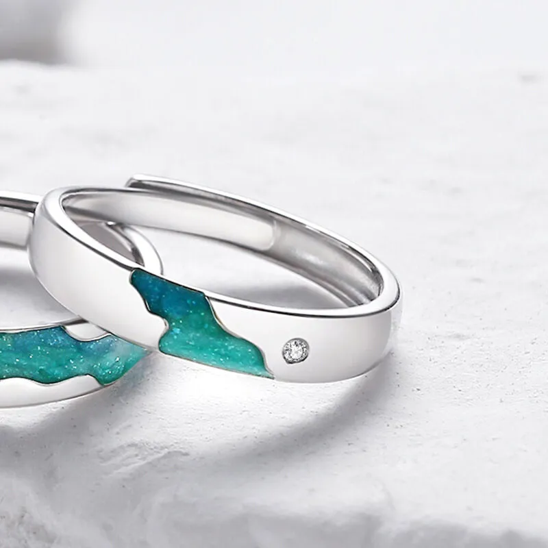 Aurora Couple Rings