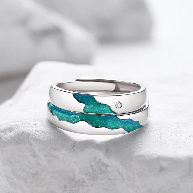 Aurora Couple Rings