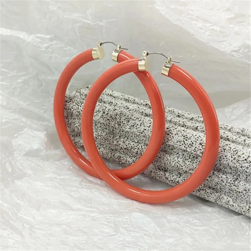 AUTUMN  HOOP EARRINGS