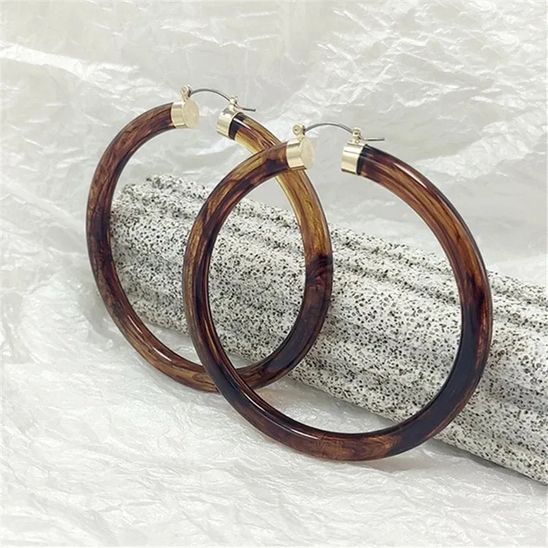 AUTUMN  HOOP EARRINGS