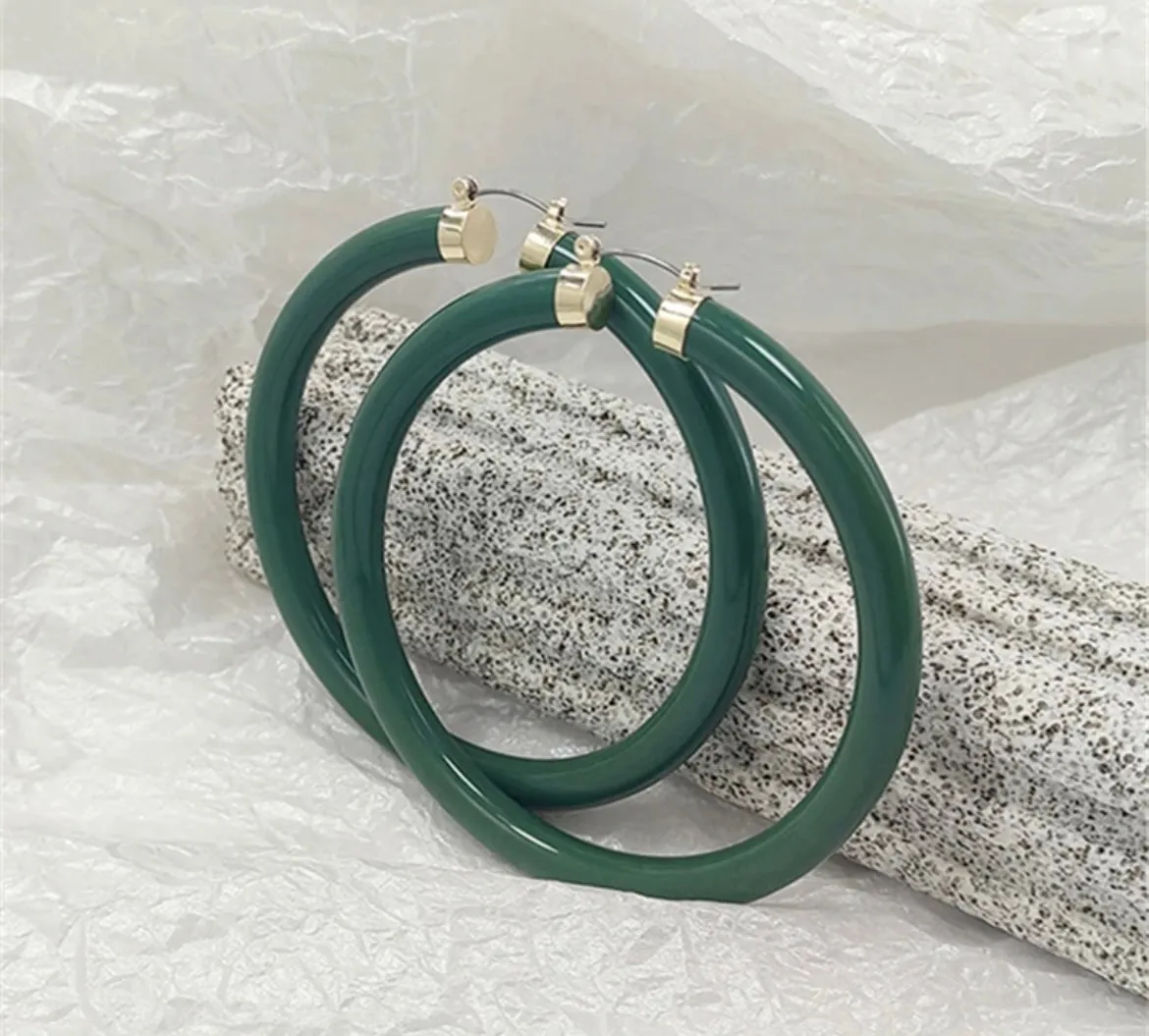 AUTUMN  HOOP EARRINGS