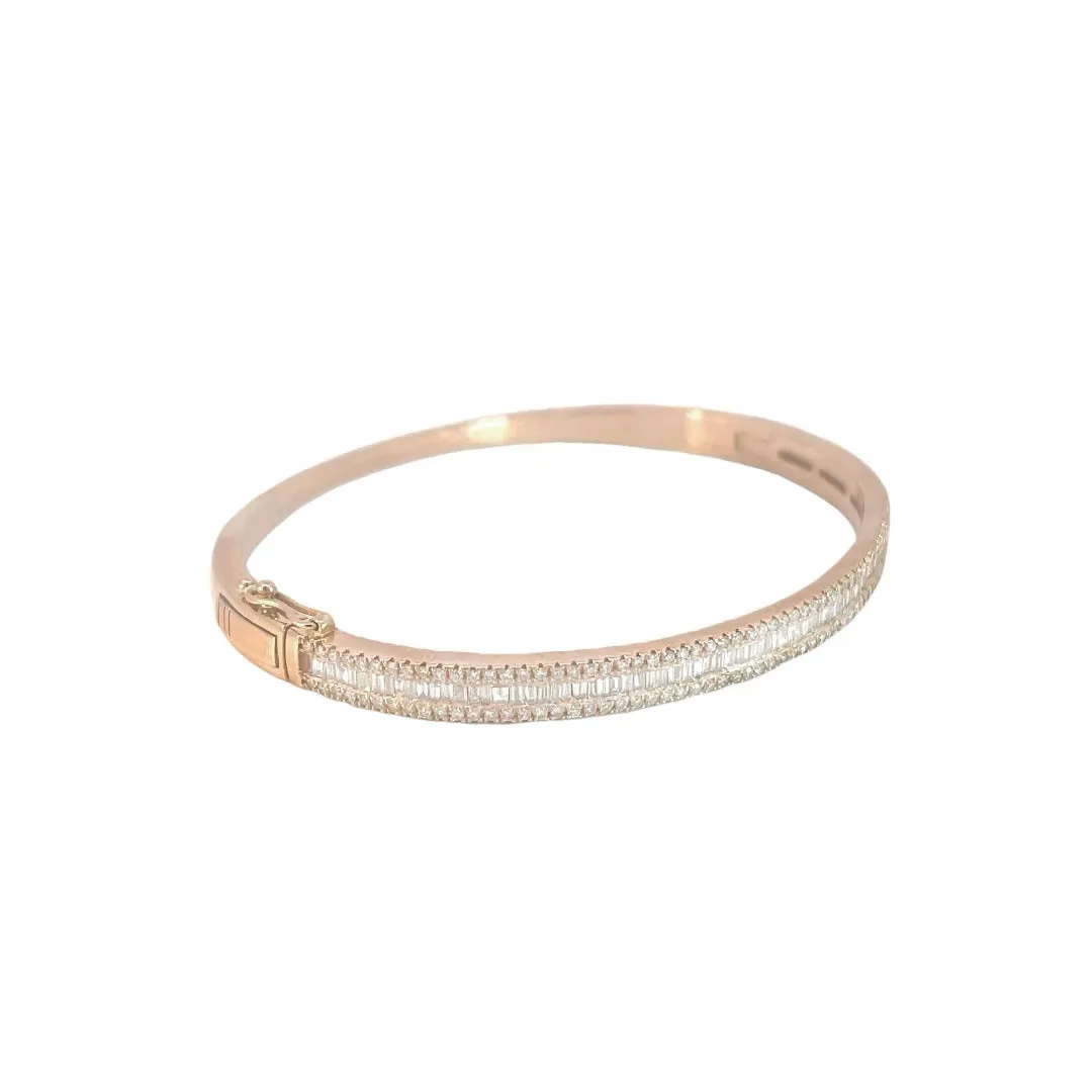 Baguette & Pavé Bangle